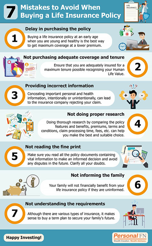 7 Mistakes to Avoid When Buying a Life Insurance Policy