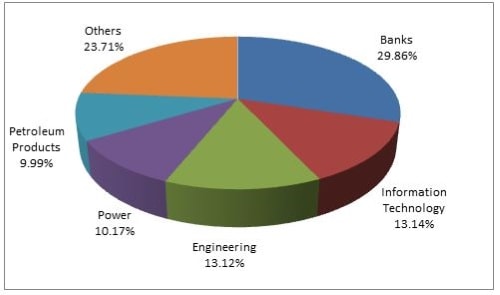 Graph 4: HDFC Equity Fund top portfolio holdings