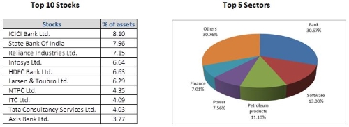 HDFC Top 100 Fund - Top Portfolio Holdings