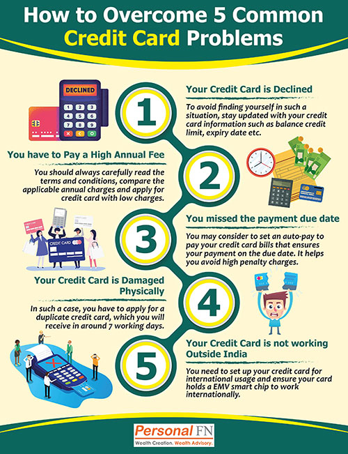 How to Overcome 5 Common Credit Card Problems